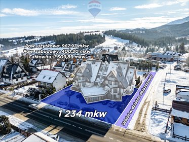 lokal użytkowy na sprzedaż 1310m2 lokal użytkowy Zakopane, Oberconiówka