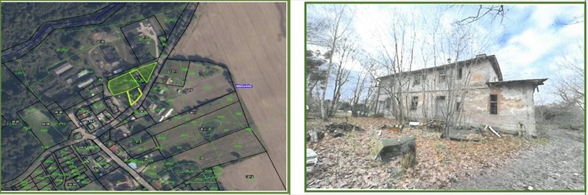 Działka 3 888 m² w Klonówce (przetarg, zabudowana) działka Klonówka