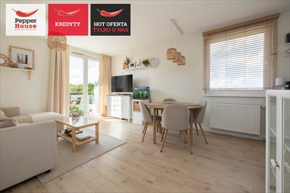 Zapraszam do obejrzenia 41 m² mieszkania z balkonem i miejscem garażowym mieszkanie Gdańsk, Łostowice, Hokejowa