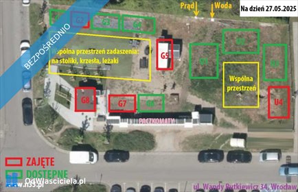 działka na wynajem 30m2 działka Wrocław, Krzyki, Wandy Rutkiewicz 34