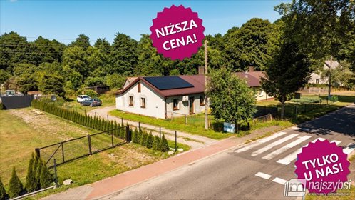 Polecam skrajny dom z ogródkiem, fotowoltaiką i garażem dom Dąbie, Dąbie