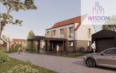 Dom bliźniaczy 80,59 m² z ogrodem i garażem w Nikielkowie zapraszam dom Nikielkowo