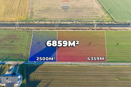 działka na sprzedaż 6859m2 działka Siedliska