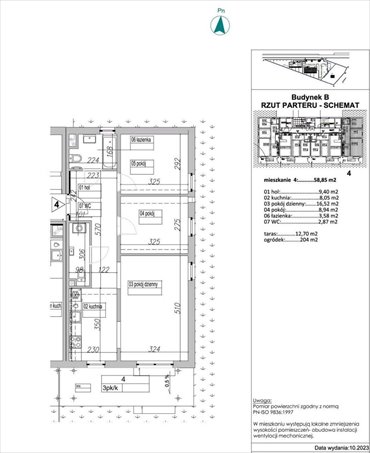 mieszkanie na sprzedaż 59m2 mieszkanie Warszawa, Białołęka, Tarchomin, Aluzyjna