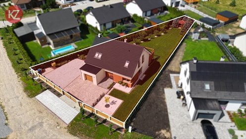 Nowoczesny dom z garażem, 153 m², blisko Piły dom Zawada
