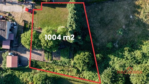 Działka budowlana 1004 m2 w Trzebież z mediami i planem działka Trzebież