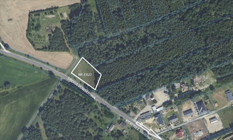 Na sprzedaż dwie działki w Bobrowie: 2104 m² i 731 m² działka Bobrowo