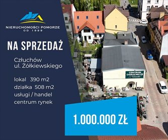 lokal użytkowy na sprzedaż 390m2 lokal użytkowy Człuchów, Żółkiewskiego