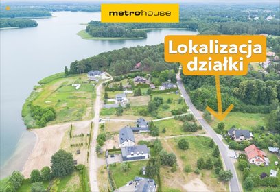 Działka 1042 m² z widokiem na Jezioro Pile, prywatność działka Borne Sulinowo, Turystyczna