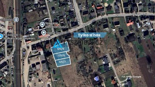 działka na sprzedaż 1020m2 działka Cieplewo, Przemysłowa