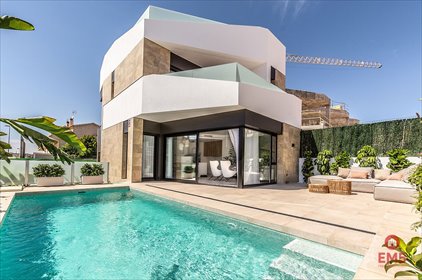 Nowoczesny dom z 3 sypialniami i widokiem na morze dom Alicante