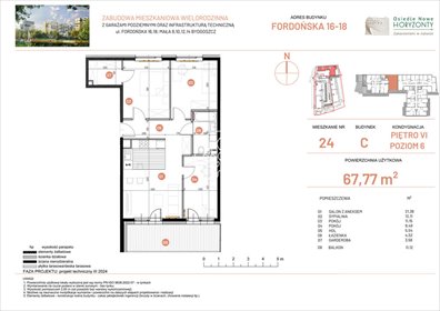 mieszkanie na sprzedaż 68m2 mieszkanie Bydgoszcz, Fordońska