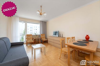 Przestronne 3-pokojowe mieszkanie z balkonem zapraszam mieszkanie Kołobrzeg, ogrody, Chodkiewicza