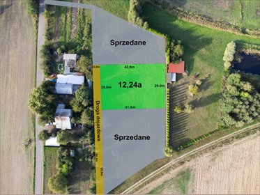 działka na sprzedaż 1224m2 działka Starościce