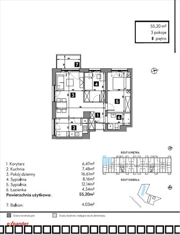 mieszkanie na sprzedaż 55m2 mieszkanie Wrocław, Nowodworska
