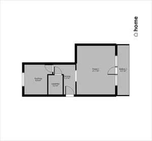 Przestronne 38,5 m² z balkonem, świetna lokalizacja! mieszkanie Poznań, 28 Czerwca 1956 r.