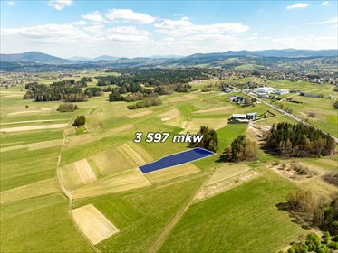 Działka inwestycyjna 3597 m² przy drodze szybkiego ruchu działka Nowotarski