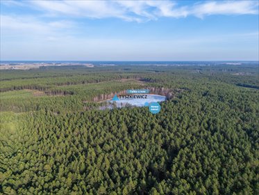 Działka leśna 2997 m² z bliskością jeziora Skąpego działka Broda
