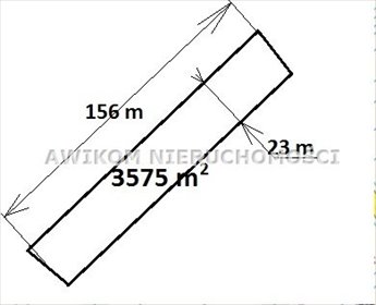 Do sprzedania działka 3575 m² z planem pod dom jednorodzinny działka Skierniewice, Mokra Lewa