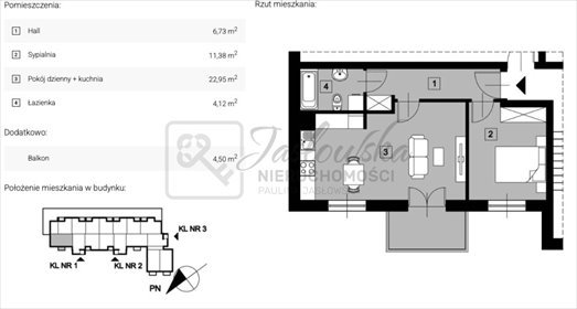 mieszkanie na sprzedaż 45m2 mieszkanie Rzeszów, Antoniego Gromskiego