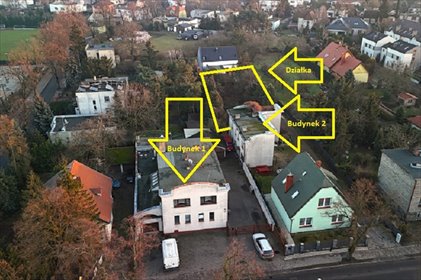 Polecam! Duży kompleks z dwoma domami, halami i parkingiem! dom Luboń, Józefa Poniatowskiego
