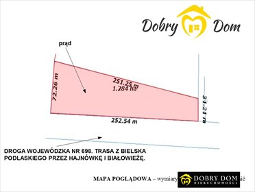 Działka inwestycyjna 12 840 m² z warunkami zabudowy (mieszkaniowo-usługowa) działka Hajnówka