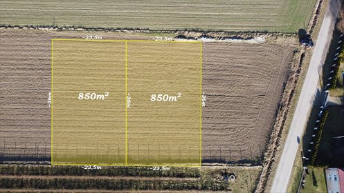 działka na sprzedaż 851m2 działka Naborowiec