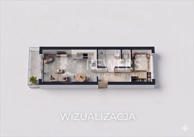 Atrakcyjne 34,3 m² z balkonem, blisko centrum Lublina mieszkanie Lublin, Puławska