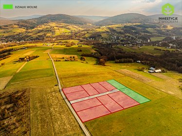 działka na sprzedaż 805m2 działka Szymbark, Działki w Beskidzie Niskim - ostatnia szansa!
