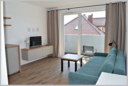 Nowoczesne 25 m² z balkonem, klimatyzacją - polecam! mieszkanie Skoczów, Międzyświeć