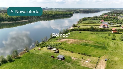 Działka nad jeziorem Sunowo 2995 m² z warunkami zabudowy działka Siedliska