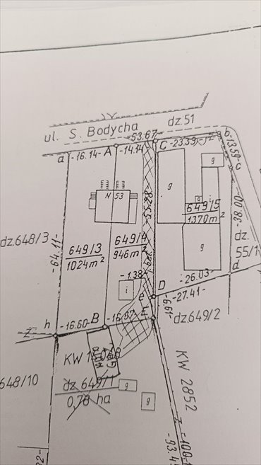 działka na sprzedaż 1025m2 działka Warszawa, Ursus, Stanisława Bodycha