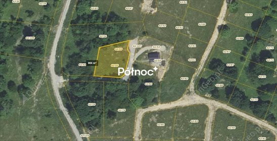 Urokliwa działka 805 m² pod dom lub inwestycję turystyczną działka Wilcza