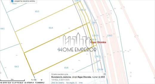 działka na sprzedaż 2748m2 działka Kępa Oborska