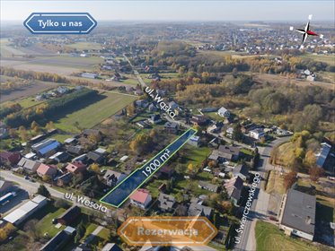działka na sprzedaż 1900m2 działka Kłomnice, Wesoła