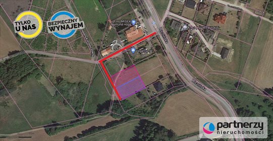 działka na wynajem 800m2 działka Gdynia, Wiczlino, Wiczlińska