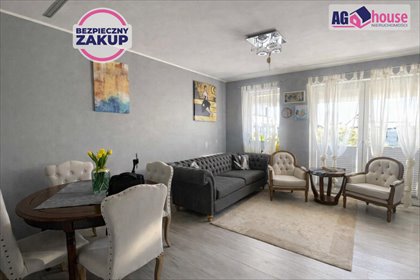 Skrajny dom szeregowy 100 m² z ogrodem i tarasem dom Juszkowo, Liliowa