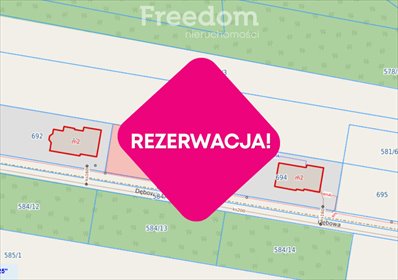 działka na sprzedaż 800m2 działka Królewiec, Dębowa