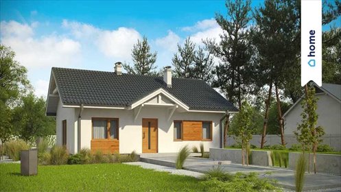 Nowoczesny dom parterowy z działką w Świelubiu – 74 m² dom Świelubie