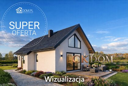 Nowoczesny dom z antresolą w Sielec, 56 m², 1000 m² działki dom Sielec
