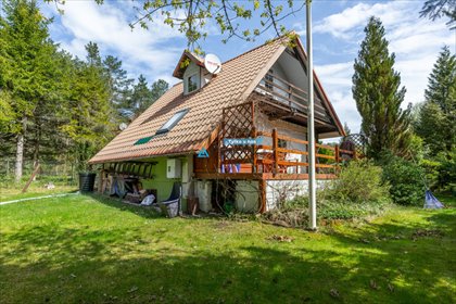 Urokliwy domek letniskowy 45 m2 w sercu Kaszub dom Węsiory, Jeziorna