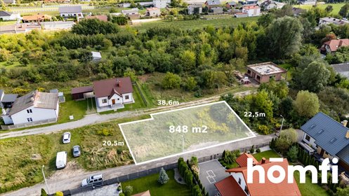 Działka 848 m² z mediami, blisko Radomia. działka Wacyn, Jaśminowa