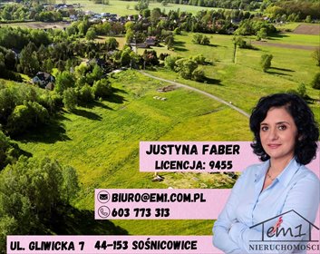 działka na sprzedaż 900m2 działka Pilchowice, Gliwicka