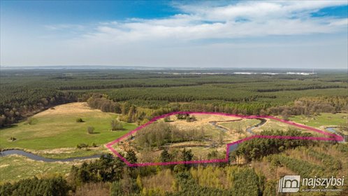 działka na sprzedaż 81800m2 działka Goleniów, Krzewno Osada