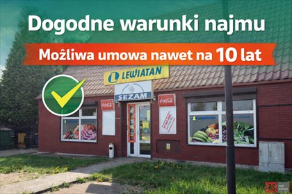 Obiekt handlowo-usługowy 100 m² z dużą widocznością i parkingiem lokal użytkowy Zieleniewo, Szczecińska