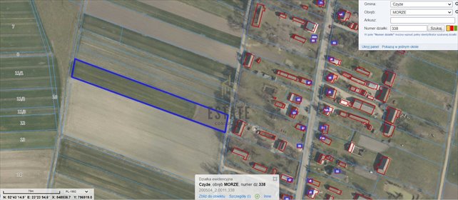 działka na sprzedaż 17800m2 działka Morze