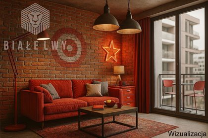 Nowoczesny 3-pokojowy loft z balkonem (Mokotów) mieszkanie Warszawa, Mokotów, Wołoska