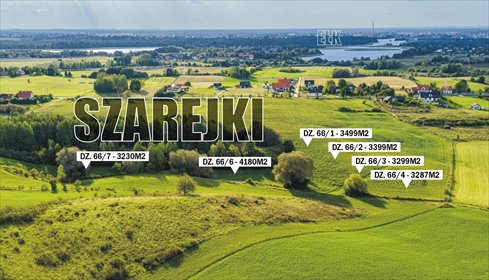 Działka 33990 m² w Szarejkach (media w pobliżu) działka Ełk, Szarejki