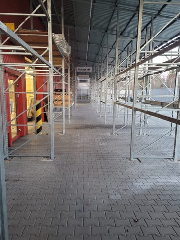 Plac 230 m² z zadaszeniem w Łasku - polecam działka Łask, Zielona
