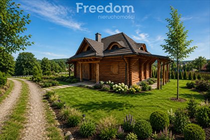 Polecam drewniany dom w Świnnej Porębie 144 m², stan surowy dom Świnna Poręba